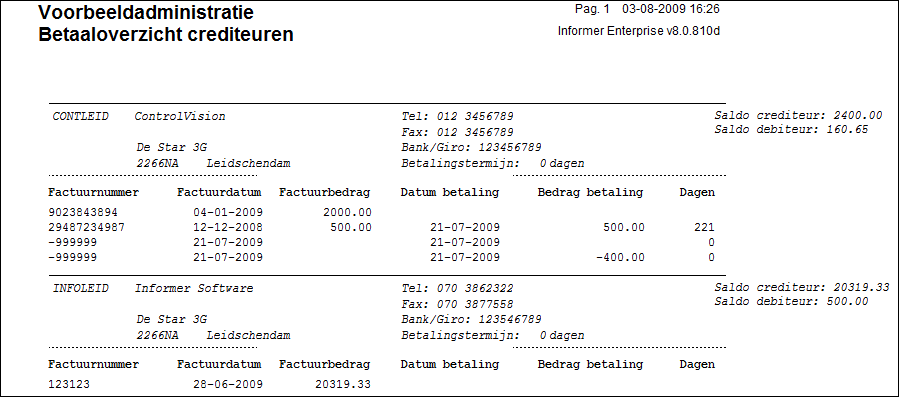 OverzichtBetaaloverzichtCrediteuren