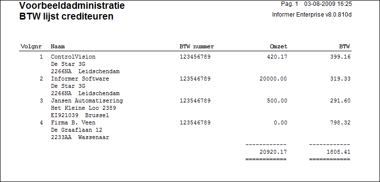 OverzichtBTWLijstCrediteuren