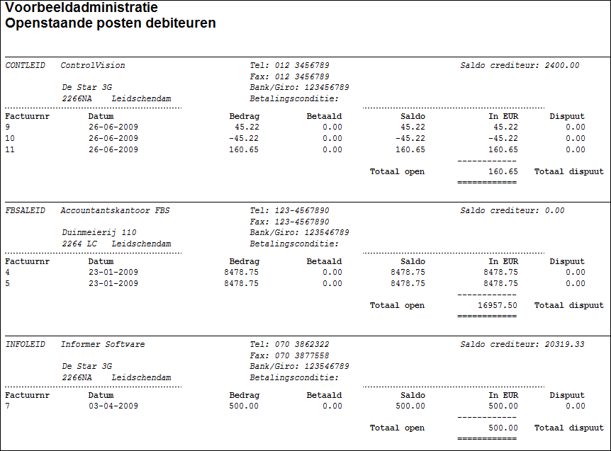OverzichtOpenstaandePostenDebiteuren