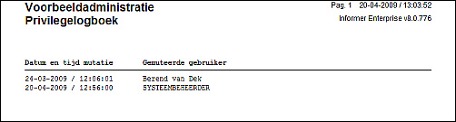 OverzichtPrivilegelogboek