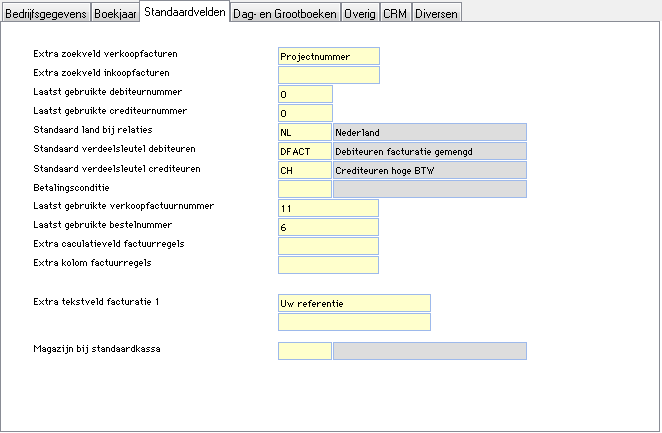 VensterInstellingenBoekhoudingTabStandaardvelden